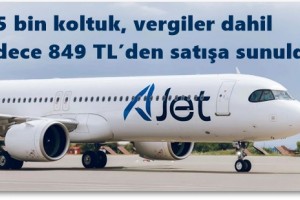 AJet’ten Yurt İçi İndirimli Bilet Kampanyası